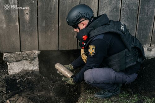 На Тернопільщині за добу знешкодили шість артснарядів часів війни