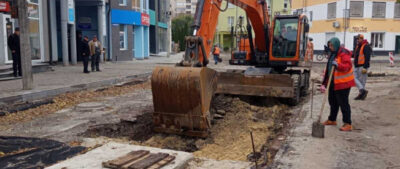 Ремонт дороги на вулиці Медовій у Тернополі